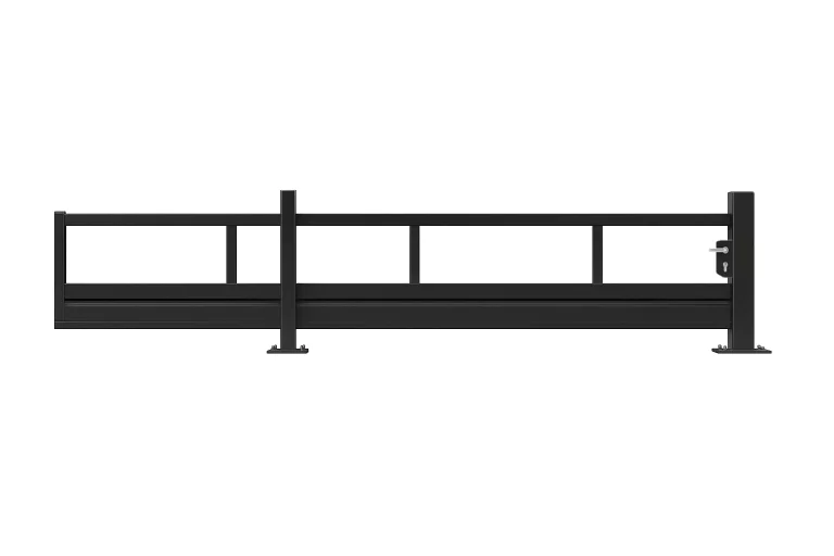 Barriere schuifpoort hand